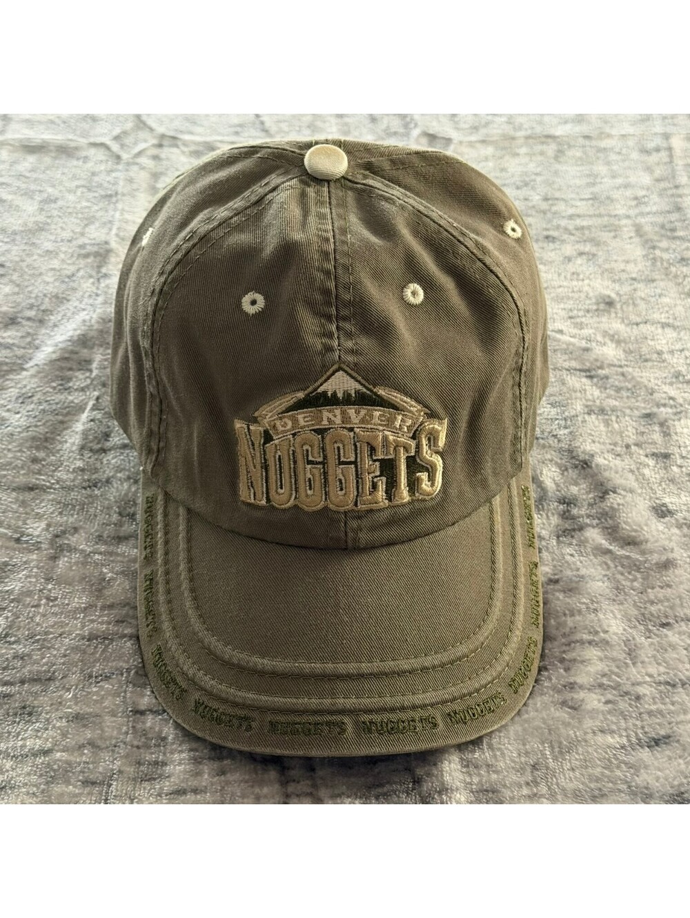 Denver Nuggets Logo Athletic Hat Cap NBA Embroidered OSFA